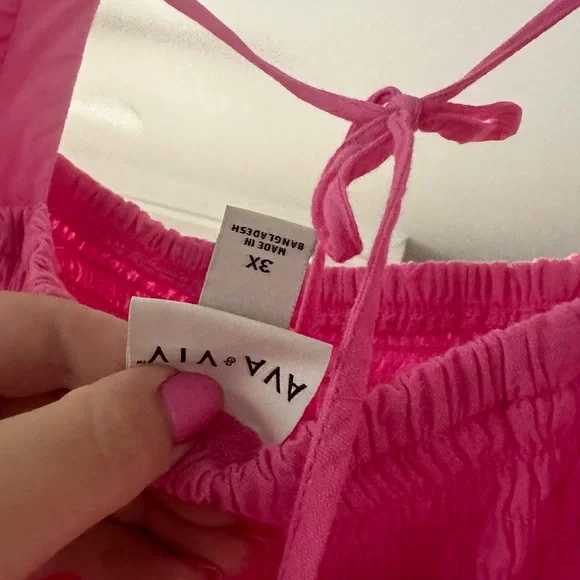 Pink Women's Smocked Top - Picture 4 of 4